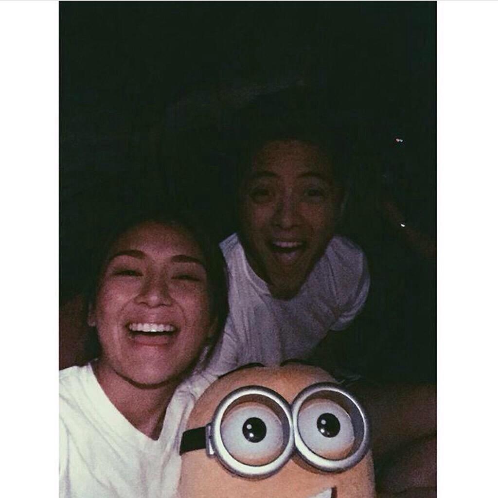 HoneyMatyushova's tweet photo. minion love #PSYAmorIsBack http://t.co/cZrcS3c1SR