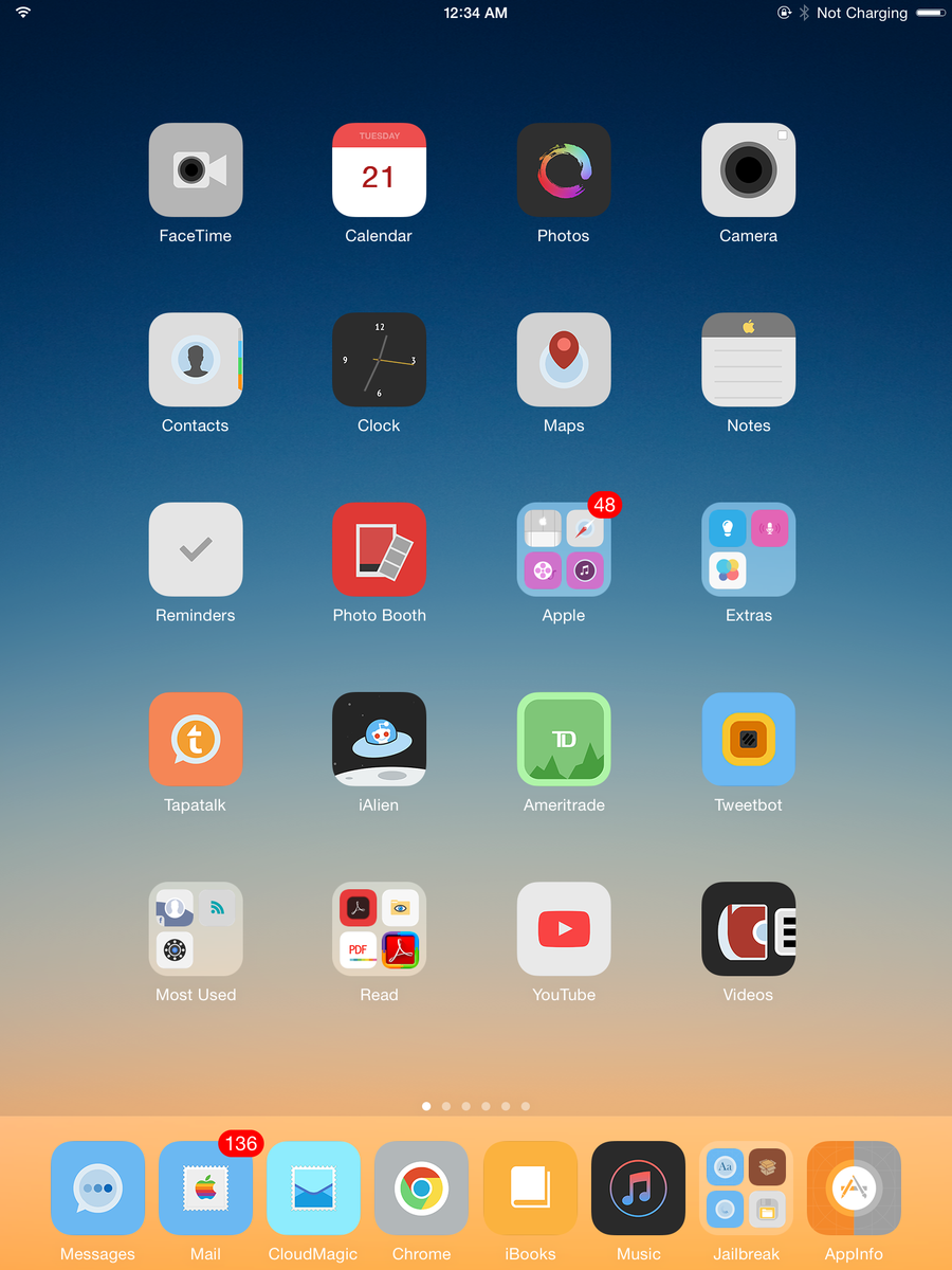 tvdMD's tweet photo. #30aa is iPad compatible #theme #winterboard #Cydia #ShowYourHomescreen #ShowYourSpringboard http://t.co/hIfqy2G8t3