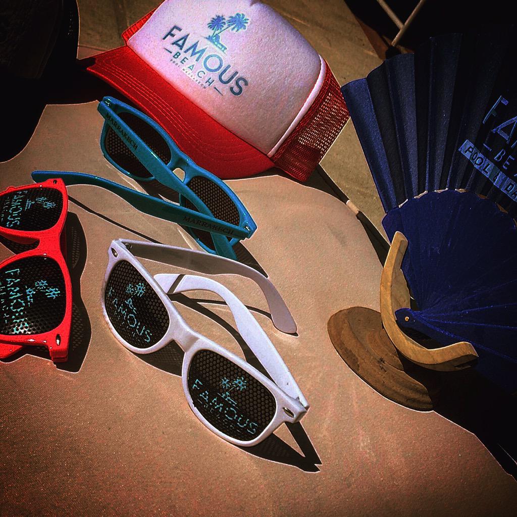 allgoodizz's tweet image. #FamousBeachMarrakech #lunettes #eventails #casquettes