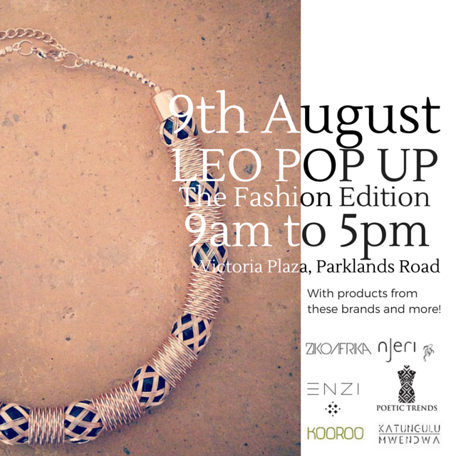 leosalonsKenya's tweet photo. With brands like @K_Mwendwa @ENZIfootwear @Kooroo_Kenya and more how can we not be excited! #leopopup #Nairobi http://t.co/D5rxTbkp9g