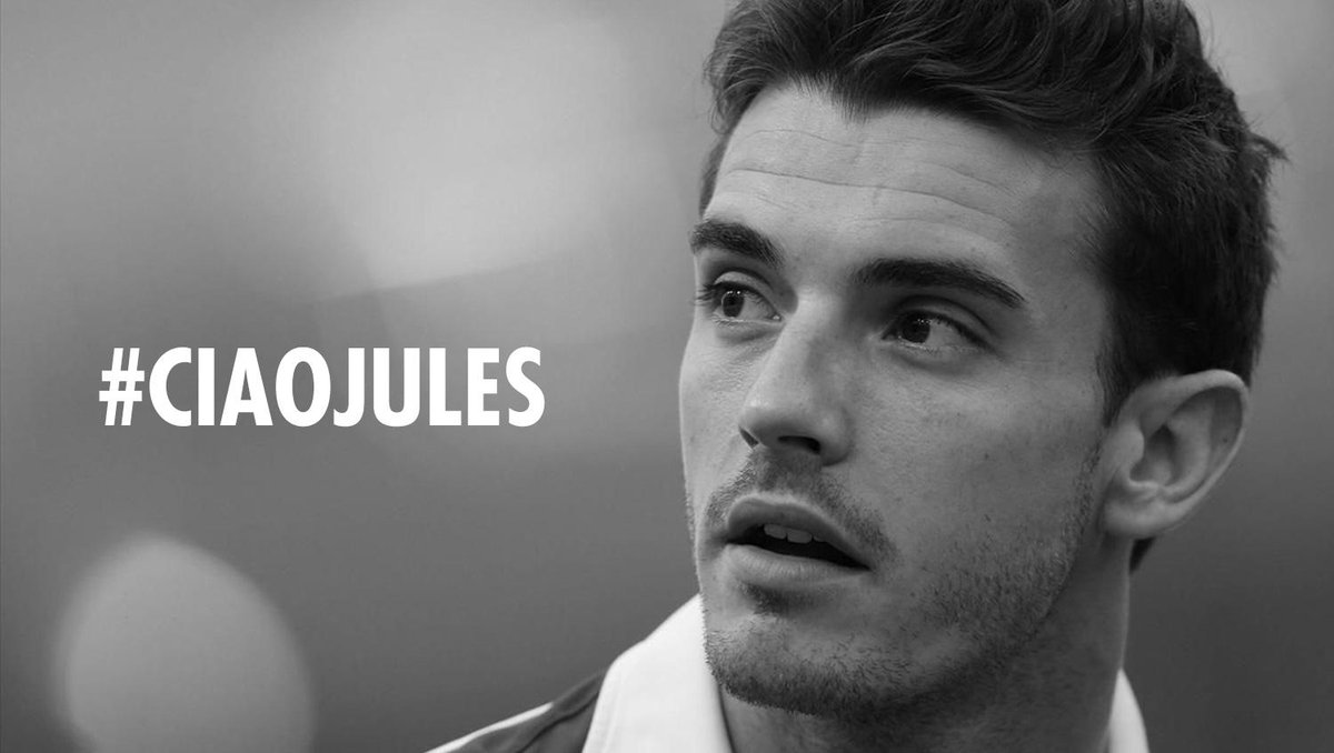 redbullracing's tweet photo. Our thoughts in Nice, all with the family and friends of Jules. #CiaoJules #JB17 http://t.co/s3TMueM5K0