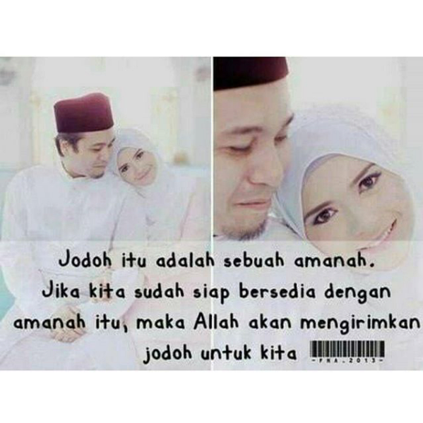 NikahAsik's tweet photo. Jodoh itu adalah amanah #NAGPR http://t.co/cRq24s5yIG