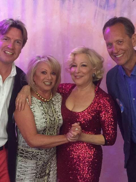 elaine_paige's tweet photo. What a quartet backstage with the one &amp; only @BetteMidler @RichardEGrant http://t.co/aYREuP2rH3