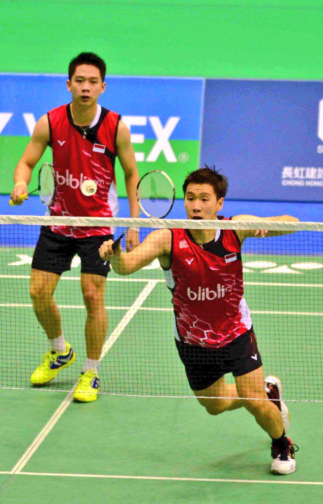 BadmintonNow's tweet photo. Kevin Sanjaya/Marcus Gideon. http://t.co/0f54Qy9fJh