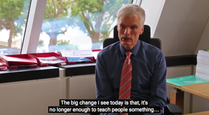 ross0hall's tweet photo. My discussion with @SchleicherEDU on the need to transform education systems #ChangemakerEd http://t.co/Ix7tCNxJWq http://t.co/4P1UELbxYA