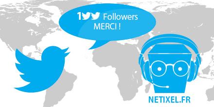 Netixel's tweet image. Déjà 100 #followers ! Merci infiniment à tous !