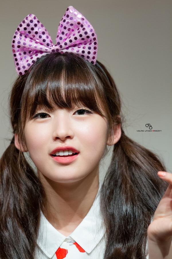 Arin_Thailand's tweet photo. [Fantaken] 150712 #OhMyGirl @ Junggu Fansign [©ohmy8irl] #아린 #Arin http://t.co/fHaQo2oU6U