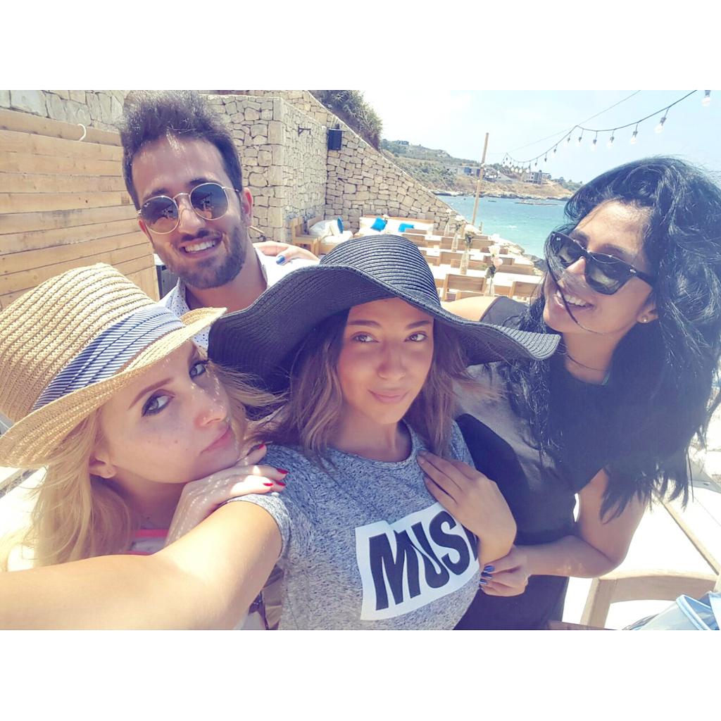 LeaMakhoul's tweet photo. You can't imagine how much I'm happy to be with you. @Kenza_Morsli @Rita_SOfficial @ali__shaddad
 Love you my Babies! http://t.co/SaeoZJ9g55