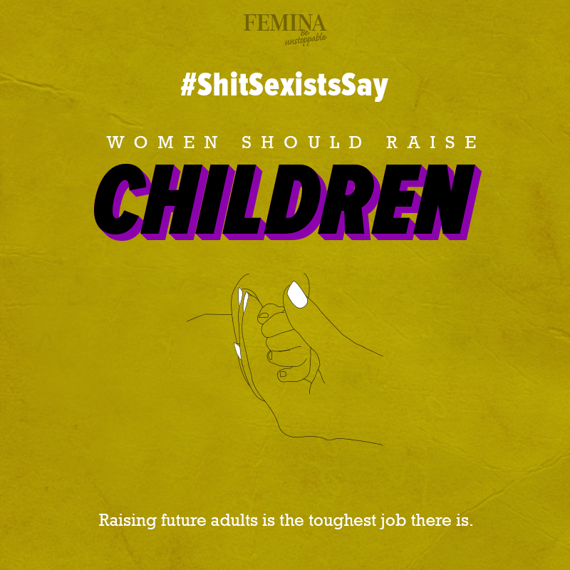 FeminaIndia's tweet photo. #WeForEquality.

We can. Raise kids, adults &amp; manage everything else too! http://t.co/DD2I9hTJoW