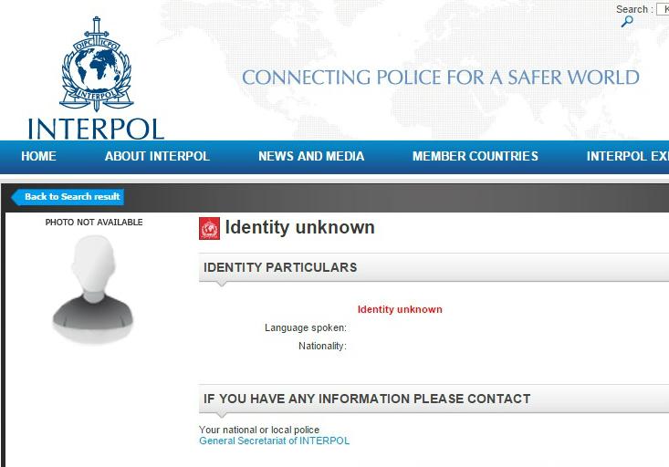 Interpol notices. Интерпол. Бланк Интерпола о розыске. Анкета Интерпол.