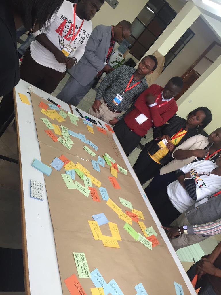 alexbraeuer's tweet photo. Here are the challenges in the finance sektor. #impactweek15 Great work! @theimpactweek @africanazarene http://t.co/pwx13YI1We