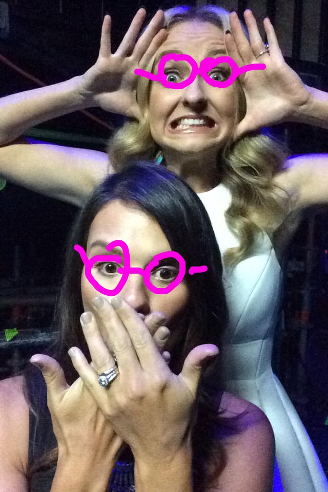 TheVoiceAU's tweet photo. Where did you get those gorgeous glasses from @naomikprice &amp; @Miss_Lize?! 😂 👓 #VoiceSelfieStation #VoiceBattles http://t.co/4YlU4gxQRT