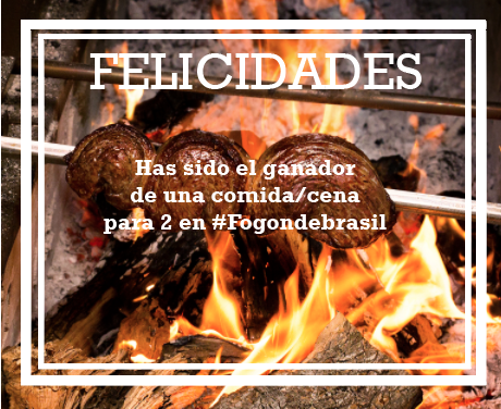 ¡Enhorabuena <a href="/GanxetPantxo/">GanxetPantxo</a>! Has sido el ganador del concurso de #fogondebrasil ¡Envíanos un DM con tu email!