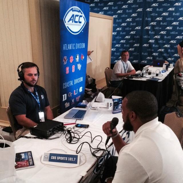 Honored to be a part of #ACCKickoff. Spoke to student athletes &amp; media about <a href="/MOSS_MOVEMENT/">Keith Willis</a> instagram.com/p/5ZKlvkno3S/