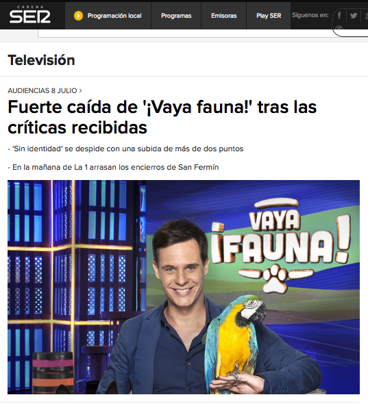 AnimaNaturalis's tweet photo. ¡Esta semana de nuevo haz boicot al programa de @telecincoes por humillar a los animales!#ApagonVayaFauna #VayaFauna http://t.co/zRlN8K3Ia1