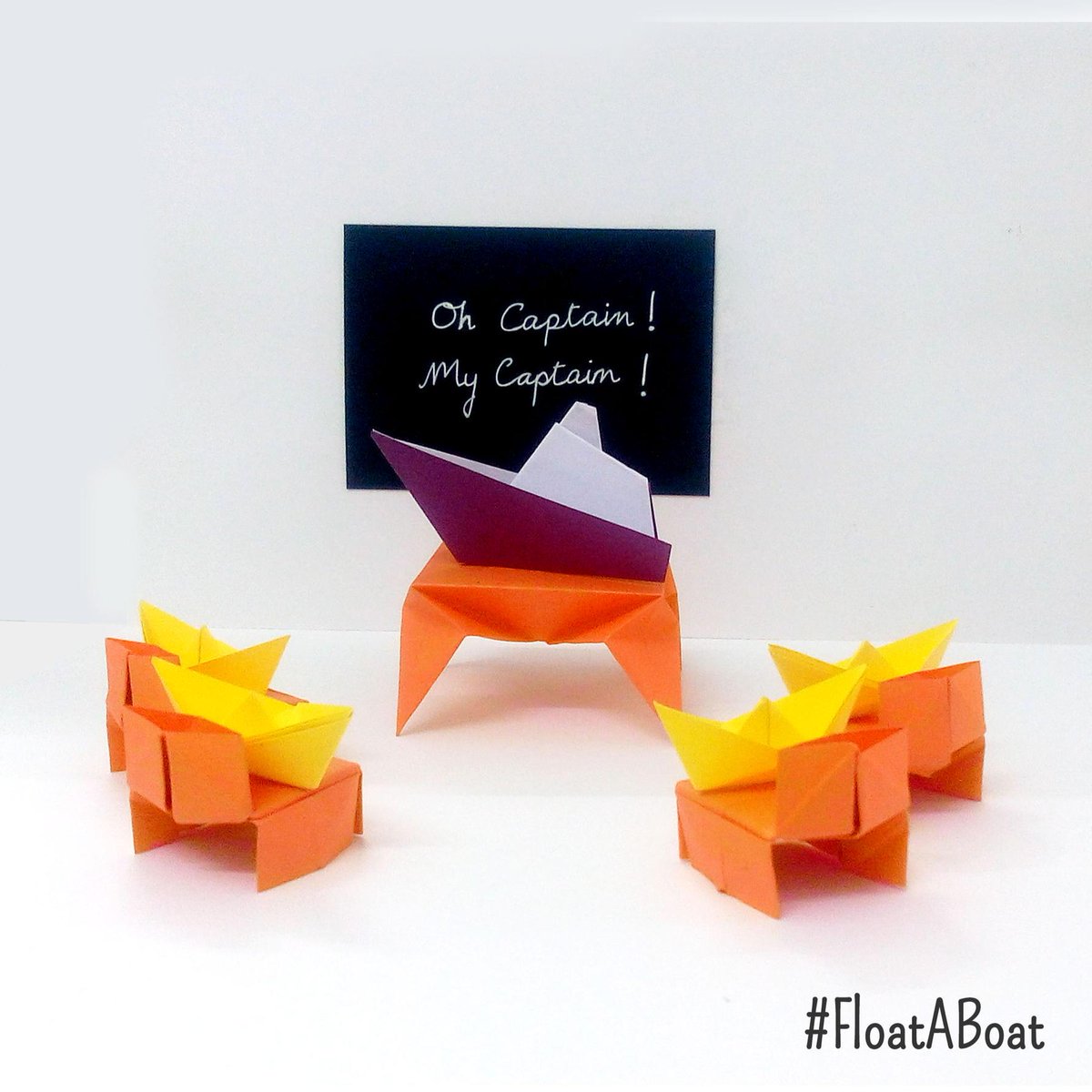 paperboatdrinks's tweet image. A tiny #FloatABoat tribute to the most inspiring classroom ever.