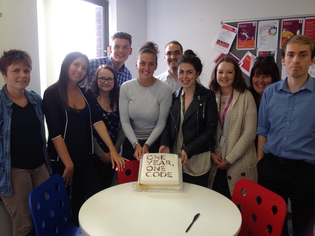 ProciusChecking's tweet photo. @ProciusChecking celebrating 1 yr on with a @wearemitie One Code Cake and completing the e-learning #knowwhatisright http://t.co/zhP9cSmgwa