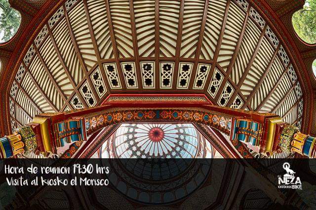 RODADA 22/07 Nos vamos al Kiosko Morisco la cita es a las 1930 hrs salimos 20 hrs. #2oAniversario #NezaBike