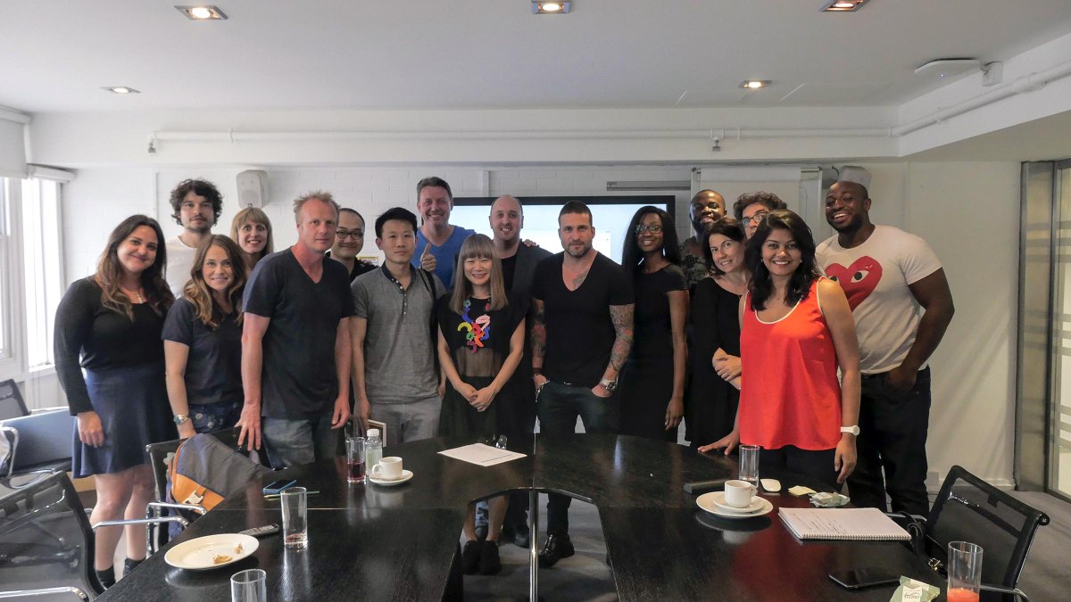 CFE_London's tweet photo. 3 Weeks ago with @VenrexVC @flemingventures @GabbiCahane @ishwarithopte #cfefashtech #practisepitching #session http://t.co/1GbnxX2pIm