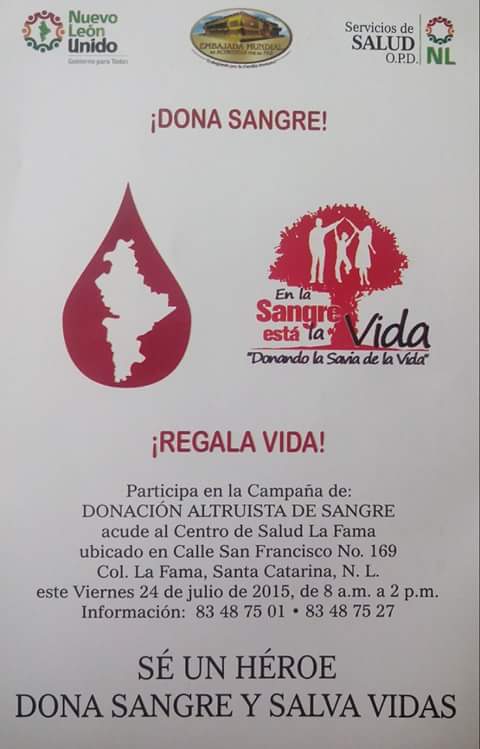 _Realdemexico's tweet photo. Hola @madeeleynA me ayudas a darle RT por favor 
Donar sangre es donar vida http://t.co/Tyje453LHY