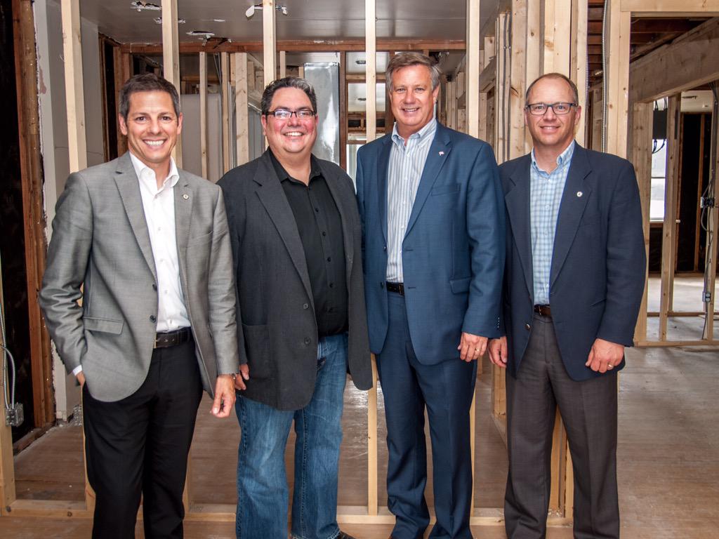 NorthEndFamCen's tweet photo. Thanks again to @Mayor_Bowman, @ScottGillingham, @lawrencetoetMP  for coming for a tour of our future home yesterday. http://t.co/7UHRtvjQyz