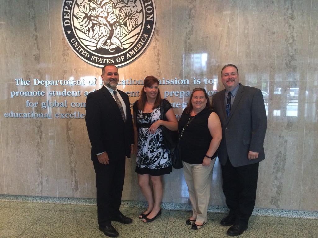 crockstad's tweet photo. Team PDC ready at the U.S. Dept of Ed #CUIEDDDC http://t.co/M2O5p2SHMM