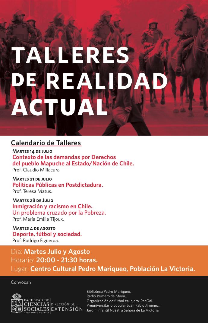 Quedan invitados al diálogo en torno a las Políticas Públicas en Postdictadura que dará hoy nuestra prof Teresa Matus