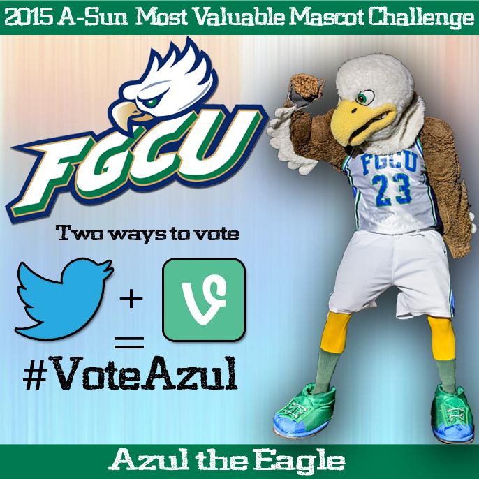 ASUNSports's tweet photo. Can @azultheeagle maintain 1st place and advance to finals today? tweet #VoteAzul and RT/FAV this photo 9:30-4:30pm http://t.co/2IJgJWVDps