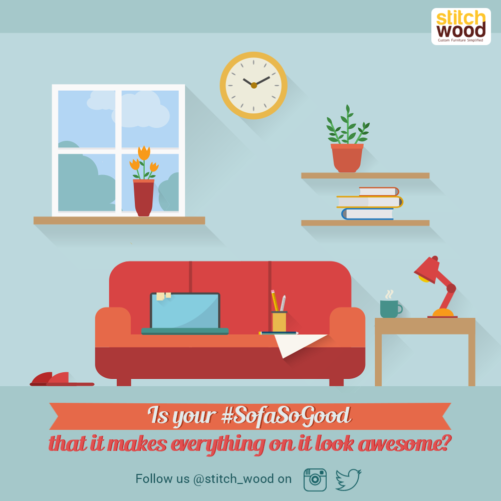 stitch_wood's tweet photo. #SofaSoGood #Contest is now ON! Follow us, tweet a picture of ANYTHING on your #sofa &amp; win elegant home #furniture http://t.co/jWHpC3yX0V