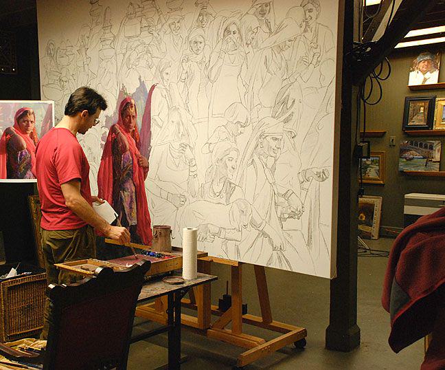 MWagnerFineArt's tweet photo. Recent discovered pictures of artists in their studios working. #KurtPio #ScottBurdick #ArtistStudios http://t.co/zMxXbODyXe