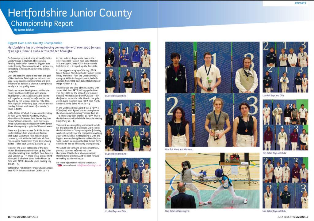 Herts Fencing features in <a href="/britishfencing/">British Fencing</a> The Sword.

<a href="/PDFencing/">Paul Davis Fencing Academy</a> <a href="/FenceClubLondon/">FencersClubLondon</a> <a href="/HertsSV/">HertsSV</a> <a href="/WatfordFencing/">Watford Fencing Club</a>