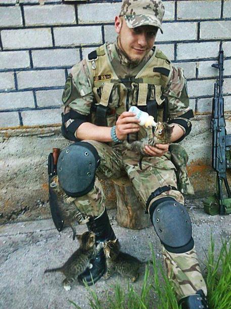 24todaynetua's tweet photo. Свинки, коты, птицы. Животные у военных в АТО http://t.co/OnBenpTzPY http://t.co/B70wj16c8f