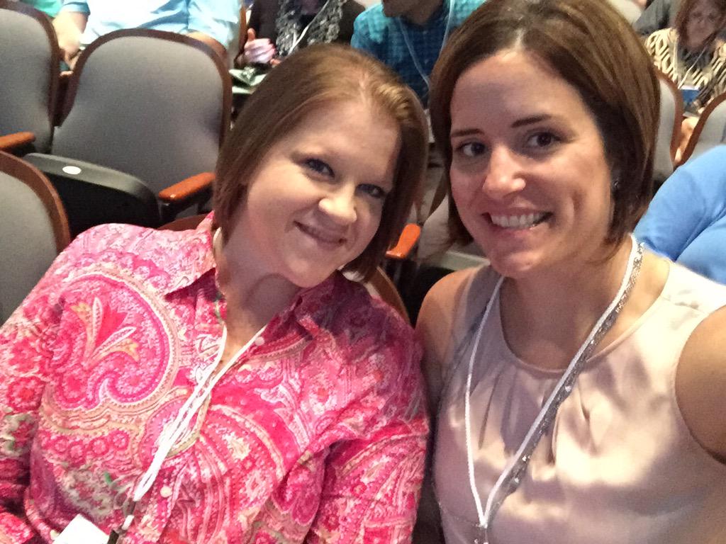 drbalarin's tweet photo. Ready for the @gcouros keynote with @EmilyFroese #ntrccon15 http://t.co/2ageoV9ssc