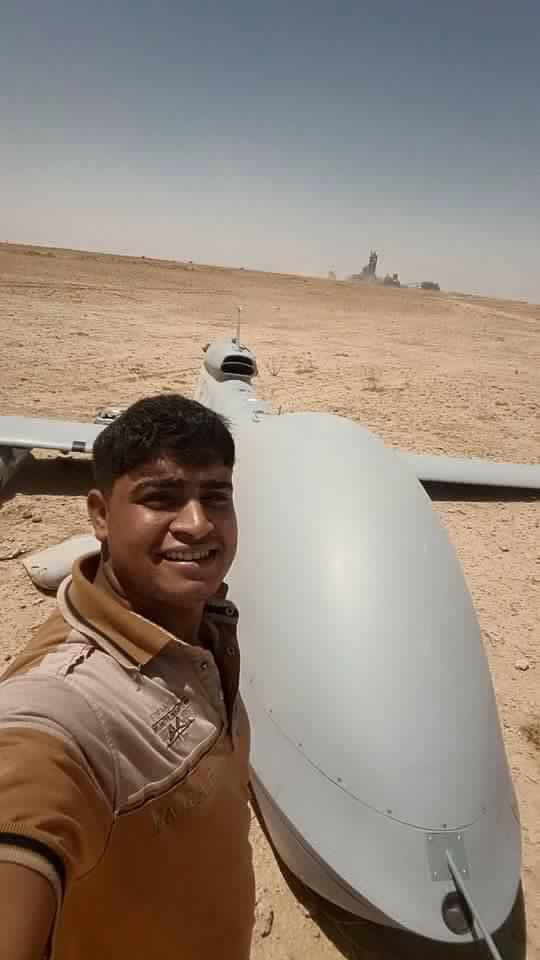 Conflicts's tweet image. BREAKING: What looks to be a MQ-1C #US drone crashed in Samawah  #Iraq. Costing between 21-31 million dollars
