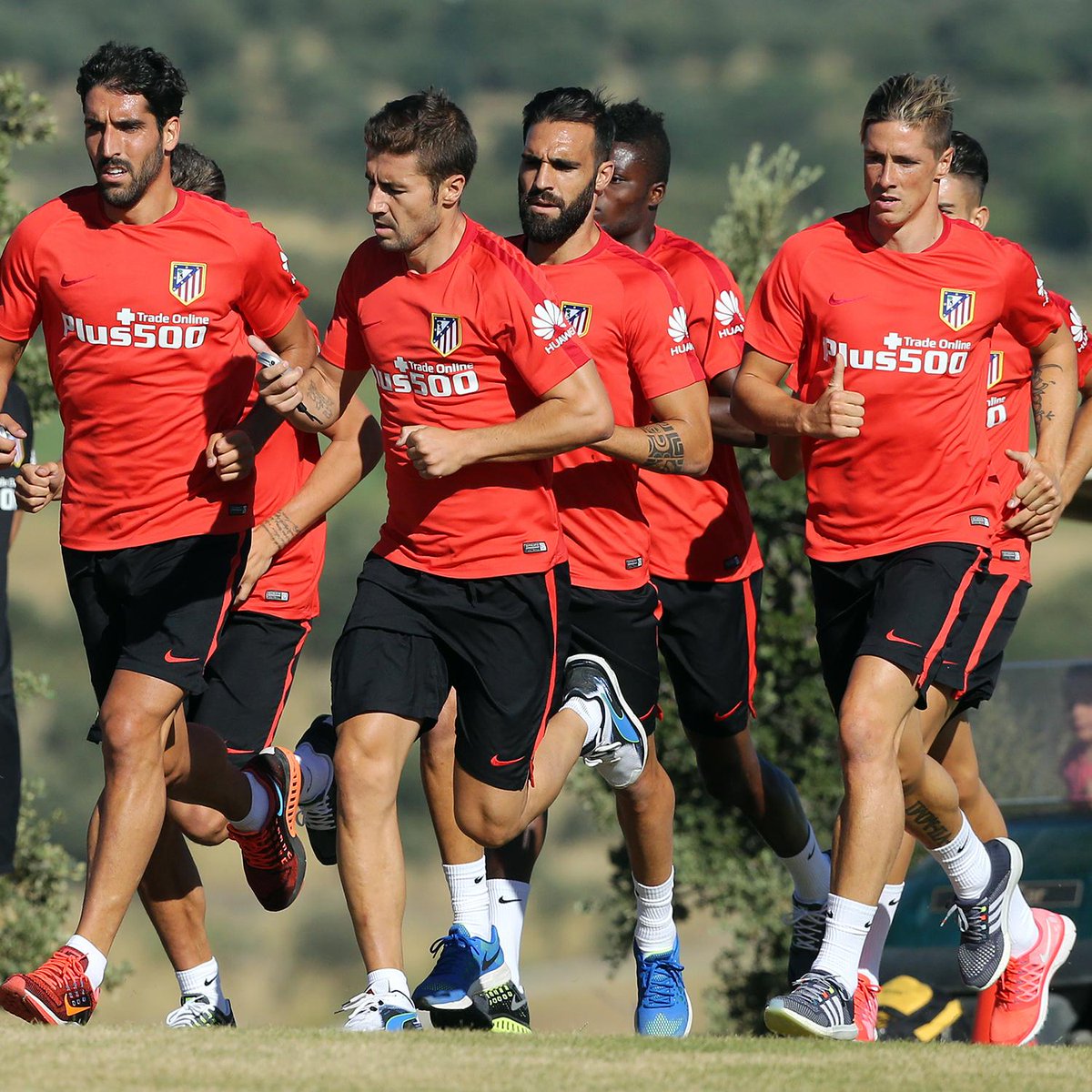 Torres's tweet photo. Duro trabajo esta mañana, no hay otro camino / Hard work this morning, there isn't any other way #Equipo #Team http://t.co/aIFKPAcK33