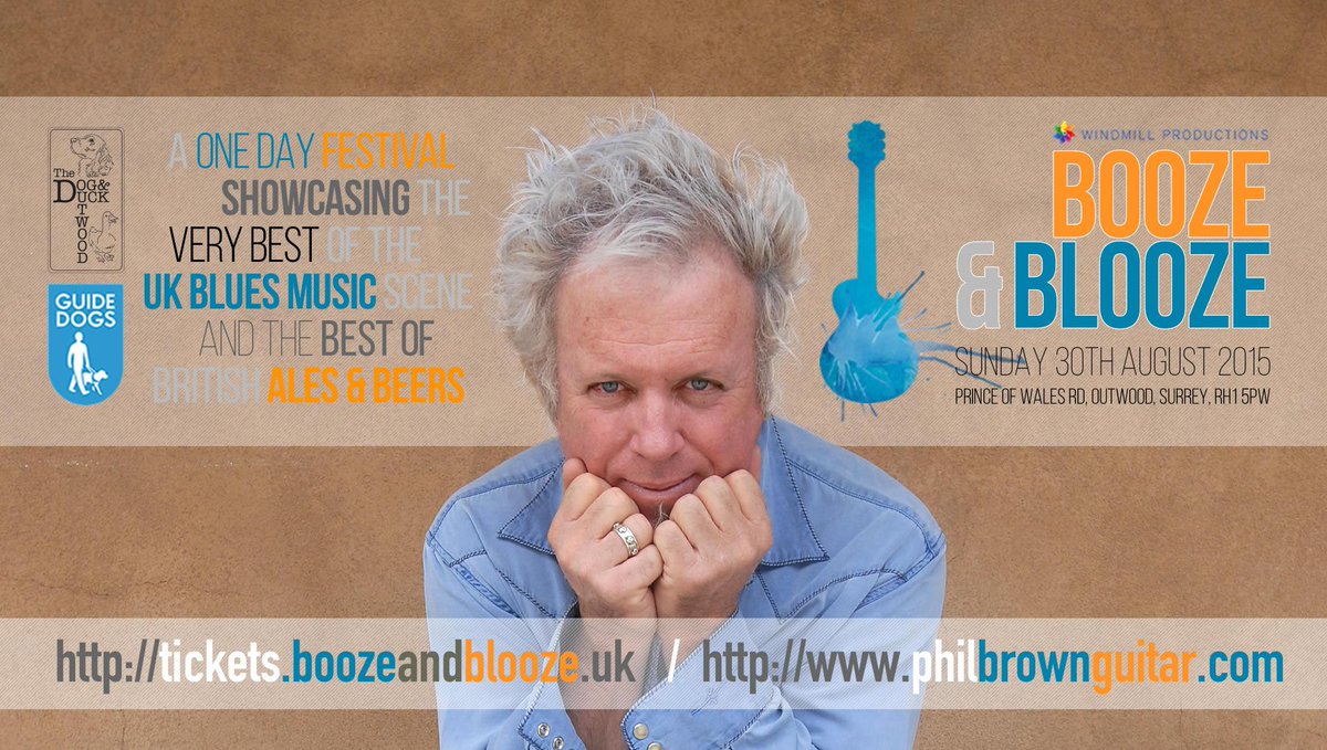 thebandAFP's tweet image. It's OFFICIAL @philbrown1717 headline at #BoozeAndBlooze Fest Aug 30th Get TIX now phil.boozeandblooze.uk
