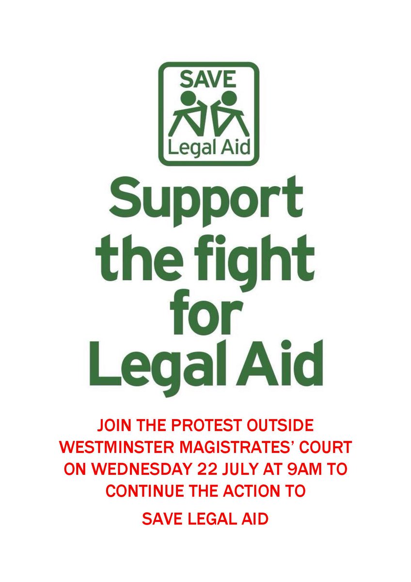 We stand together for access to justice #SaveUKJustice #SaveLegalAid