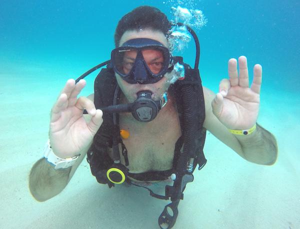 scubaquatic's tweet photo. Enhorabuena José Carlos por completar el programa #PADI Discover Scuba Diver!!!👌👌
#diving #DominicanRepublic http://t.co/LiW2obGQDY