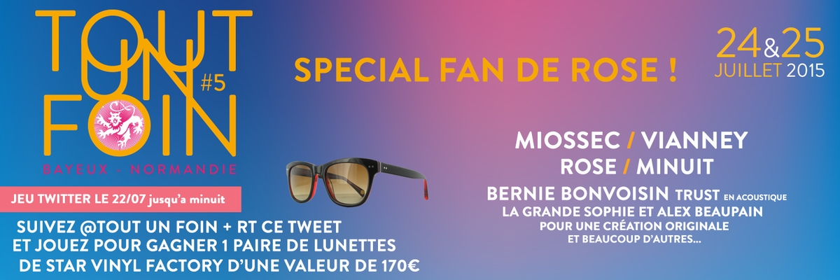 rosekeren's tweet photo. Suivez @ToutunFoin &amp; RT ce tweet pour gagner 1 paire de lunettes @Vinylfactory_fr ! 
#concours http://t.co/yTPKmSP7dK