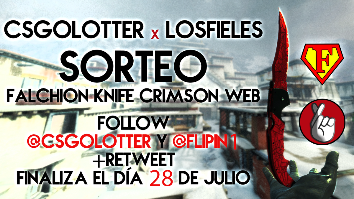 FlipiN1's tweet photo. Lo prometido es deuda el sorteo del año cortesía de @CSGOlotter ¿quieres participar? mira la imagen 
RT+Follow #HYPE http://t.co/D9u3nhDKyR