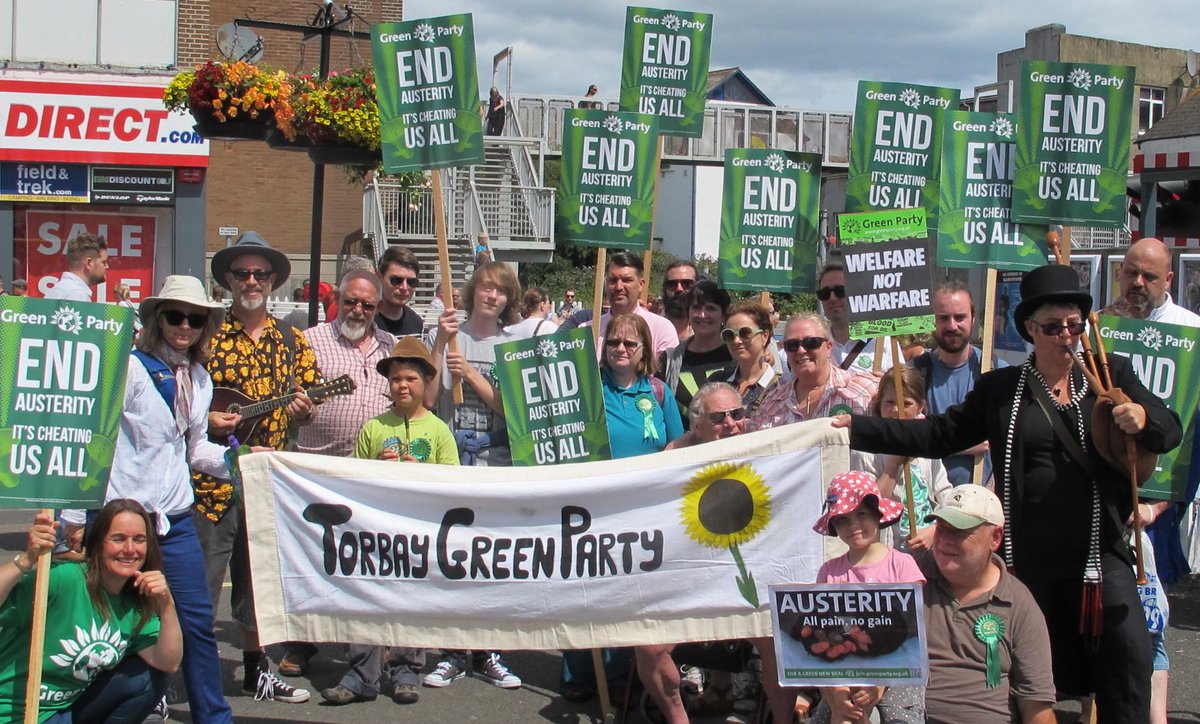 Torbay Greens @ Paignton: Torbay 3 Towns Anti-Austerity Walk last Sat #StandAgainstAusterity <a href="/godwinfan/">Godwin</a> <a href="/SWGreenParty/">South West Green Party</a>
