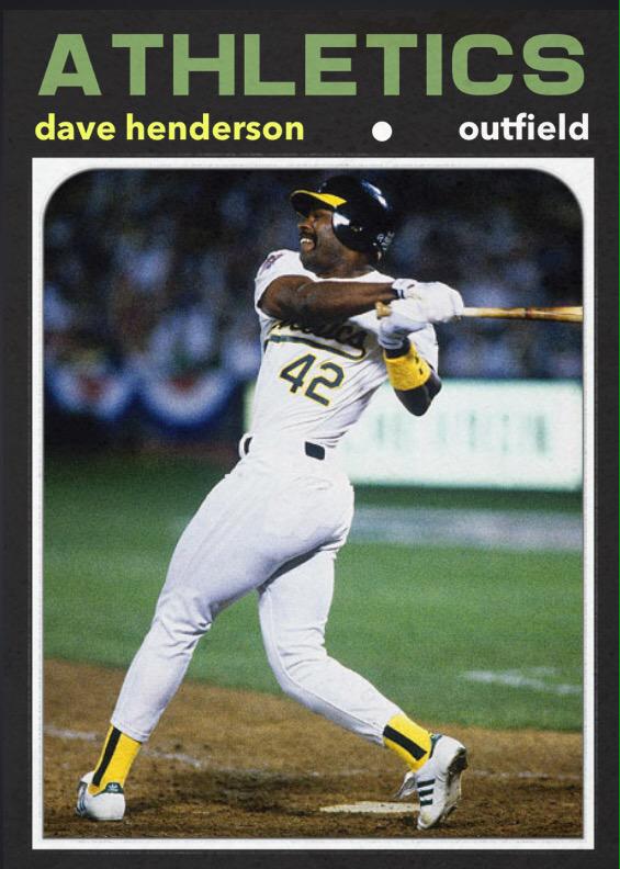 Also a happy 57th birthday to the other Dave Henderson, former A\s OF. 