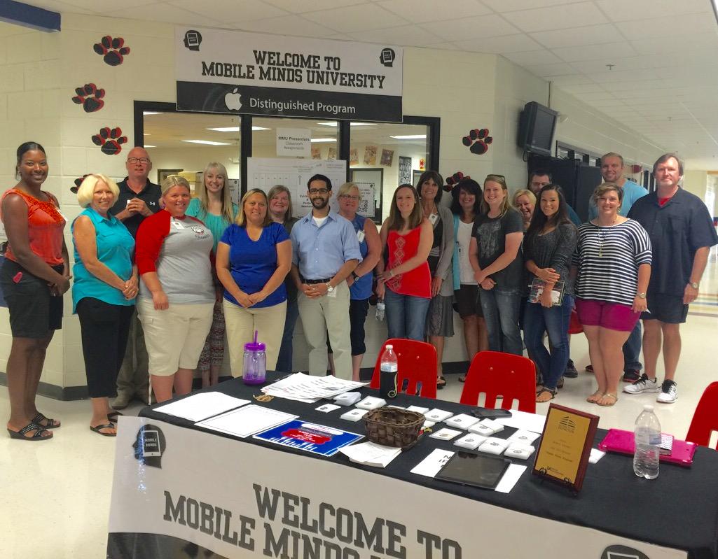 tamwalker100's tweet photo. #MMU2015CMS is ready for next steps to enhance instruction with technology! Thanks MMU 2015! http://t.co/fTUSyGxJ7e