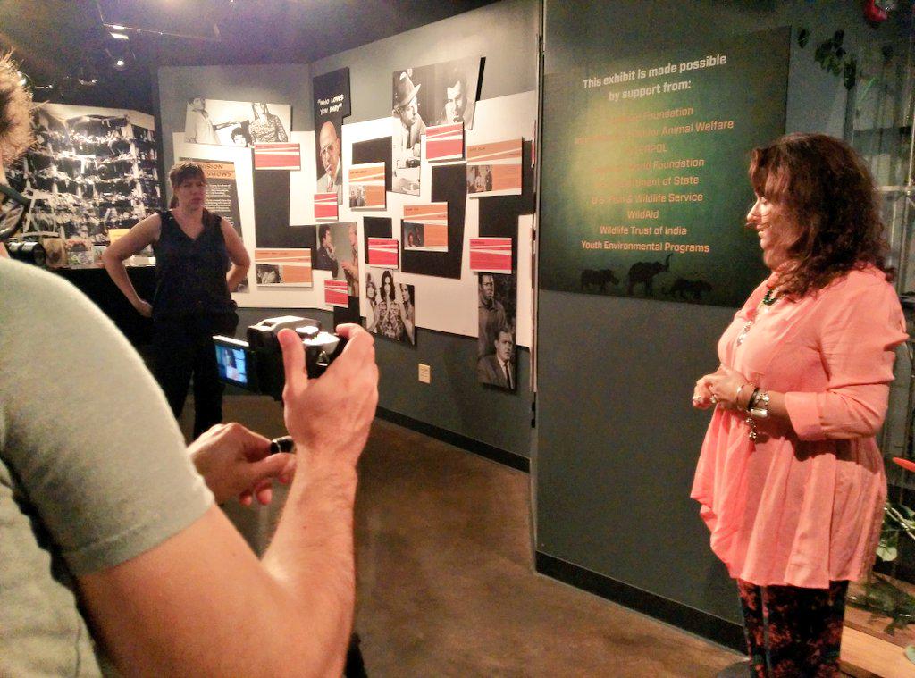 KashmirWorldFDN's tweet photo. Today we are filming in @crimemuseum  for the #WildlifeConservationChallenge  #DaVinciChallenge #ProtectOurWildlife http://t.co/ATtWb4dB37