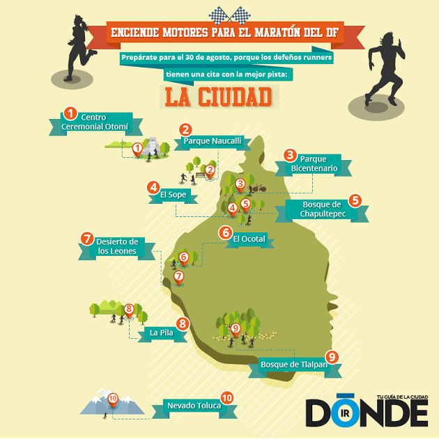 DONDEIRweb's tweet photo. ¿Listos para el Maratón de la #CDMX? Te decimos dónde prepárarte para correr los 42 km: http://t.co/n9tF8V14mz http://t.co/u5AmETgI1o
