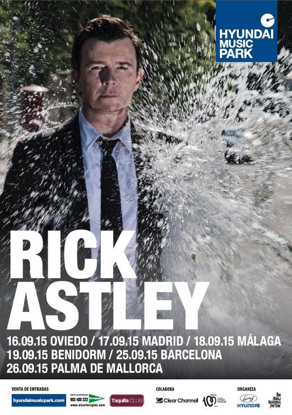MajorcaDiscover's tweet photo. @rickastley in #Mallorca on 26th September at @truiteatre. @RickAstleyHQ #Live #Music http://t.co/j0A3pqtmGw