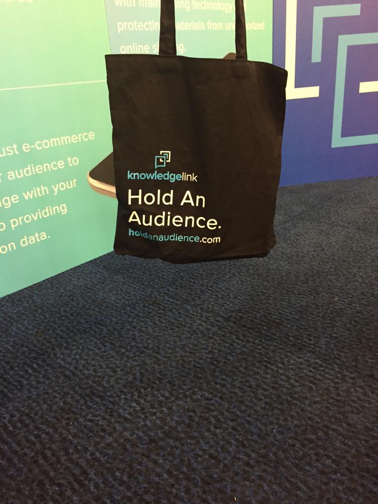 KnowledgelinkTV's tweet image. Come by the #Knowledgelink booth to get a swag bag! @NSASpeaker #influence15  #NSA15