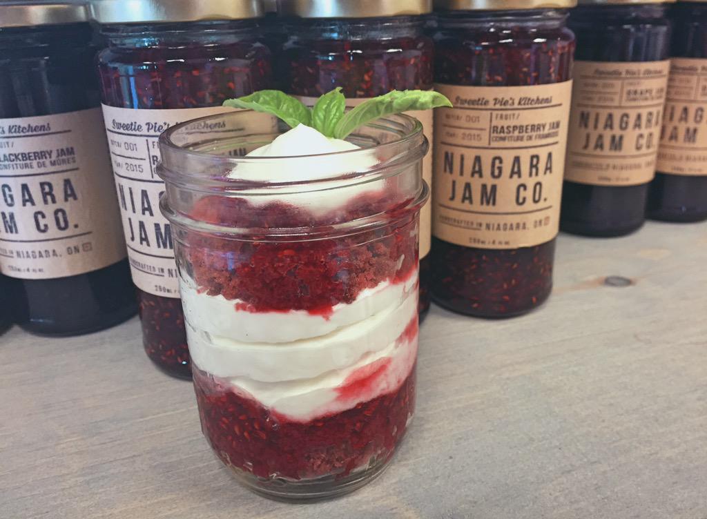 SPBakeryON's tweet photo. It's a sunny Tuesday finally! Join us at @pdsuppermarket for trifle, sconewiches &amp; savoury tarts 4:30PM Lakeside Park http://t.co/KP797W6f2S