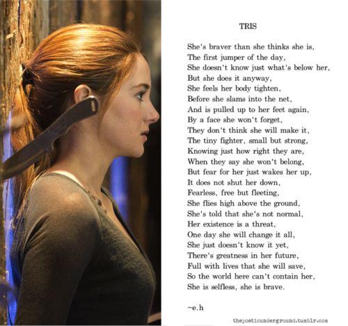 trissoulsister's tweet photo. My sweet, brave, strong Tris ❤️ http://t.co/3TAuZSk4rA