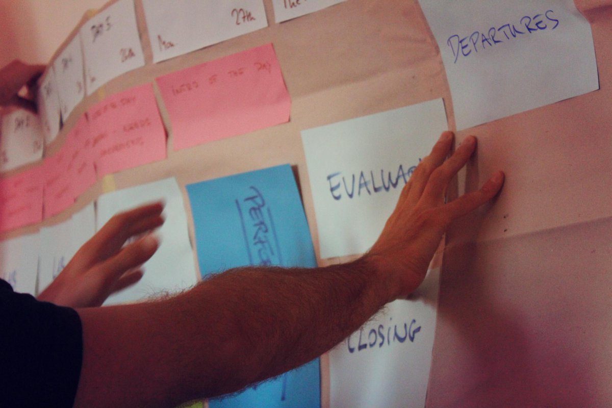 Last touches of preparation before participants of #fusionforcreativity #dance #training arrive